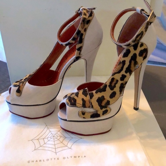 NIB Charlotte Olympia Leopardess Heels: Very collectible!!! - Picture 5 of 14